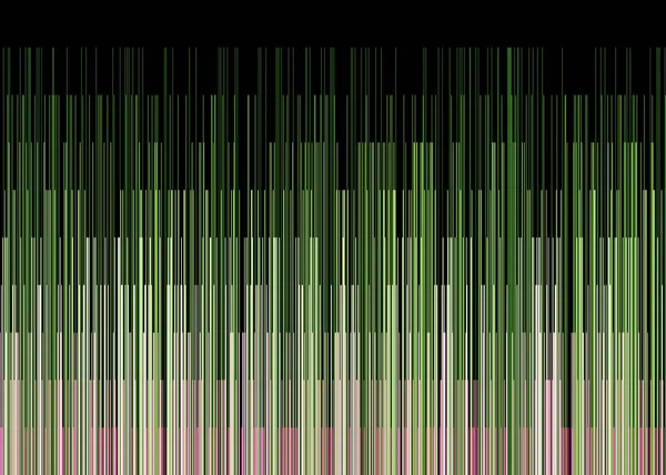 Colorful Number Data Visualisation Art Computational Generative Illustration — Stock Vector