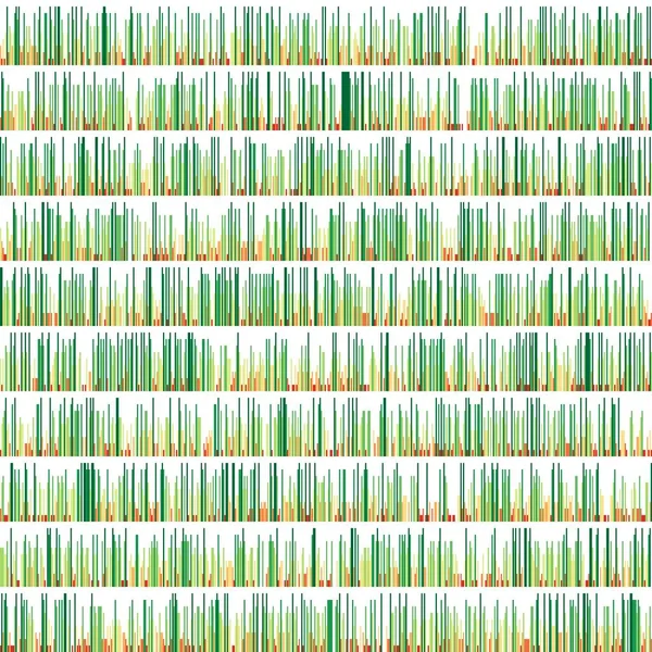 Bunte Zahl Datenvisualisierung Kunst Computergestützte Generative Illustration — Stockvektor