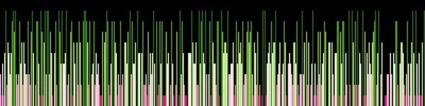 Número Colorido Visualización Datos Arte Ilustración Generativa Computacional — Archivo Imágenes Vectoriales