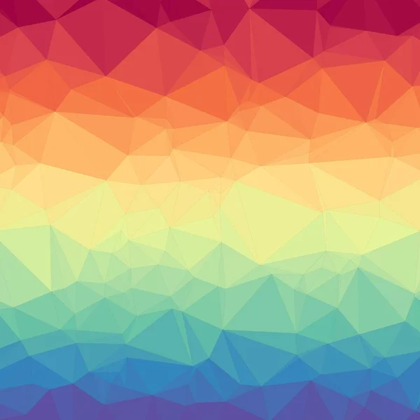 Abstrait Coloré Trianglifier Art Génératif Fond Illustration — Image vectorielle