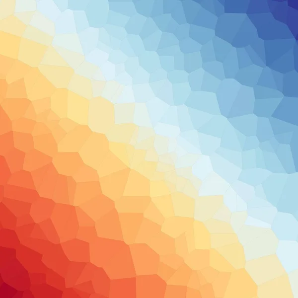 Resumo Colorido Trianglify Arte Generativa Fundo Ilustração — Vetor de Stock