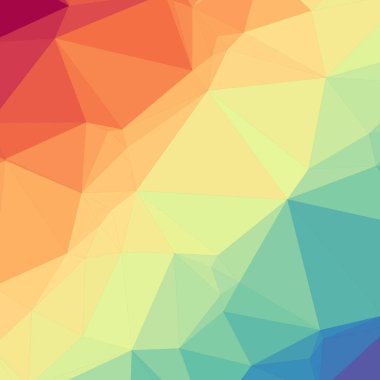 soyut renkli üçgenleştirme üretken sanat arkaplan resimlemesi