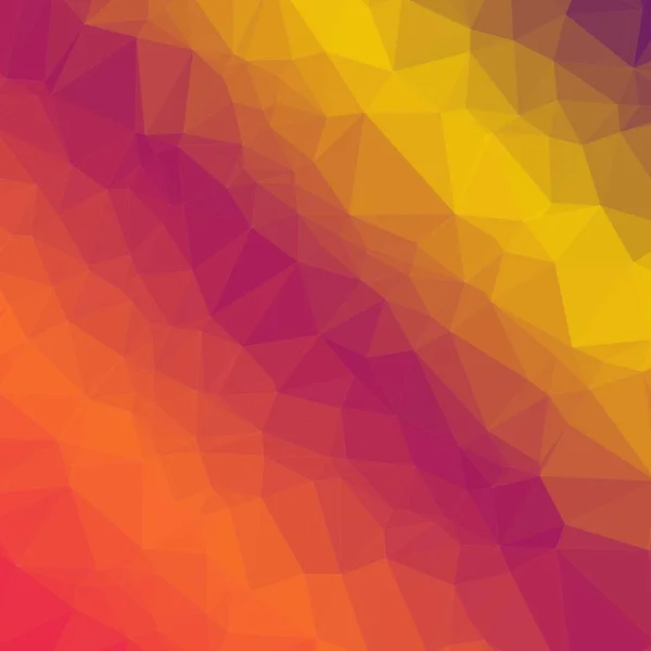 Abstracto Colorido Trianglify Arte Generativo Fondo Ilustración — Vector de stock