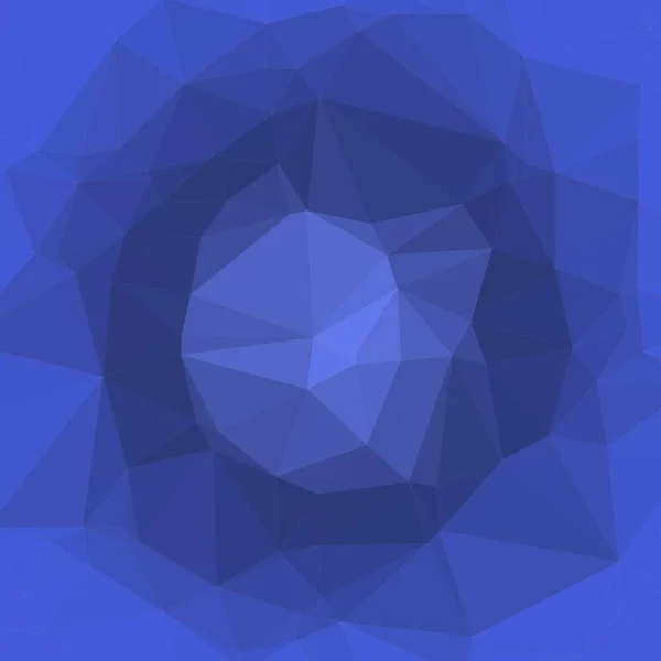 Абстрактна Синя Трикутна Генеративна Ілюстрація Мистецького Фону — стоковий вектор