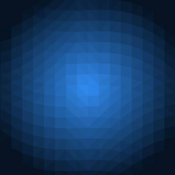 抽象的な青の三角形の生成アートの背景イラスト — ストックベクタ