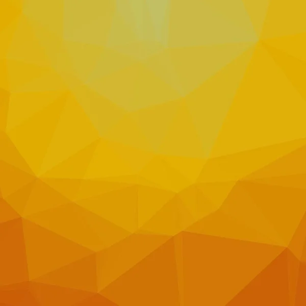 Resumo Amarelo Trianglify Arte Gerativa Fundo Ilustração — Vetor de Stock