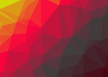 soyut renkli üçgenleştirme üretken sanat arkaplan resimlemesi 