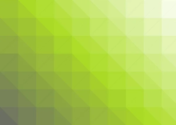 Abstract Groen Trianglify Generatieve Kunst Achtergrond Illustratie — Stockvector