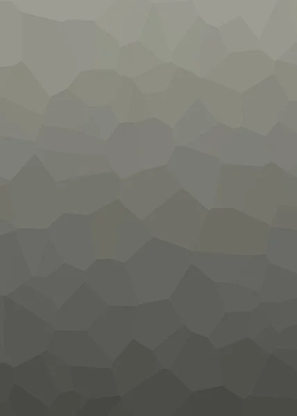 Abstrait Gris Trianglify Art Génératif Fond Illustration — Image vectorielle