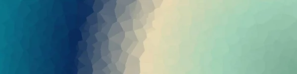 Abstrait Bleu Trianglify Art Génératif Fond Illustration — Image vectorielle