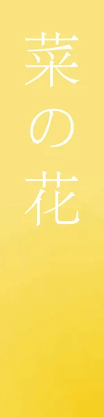 色とりどりの背景にナノ花日本語漢字の色名 — ストックベクタ