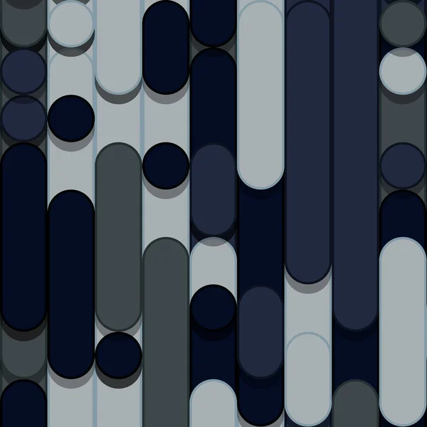 Grau Abstrakte Linien Regen Generative Kunst Hintergrund Illustration — Stockvektor
