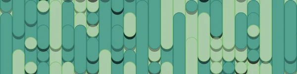 Zöld Elvont Vonalak Eső Generatív Művészet Háttér Illusztráció — Stock Vector