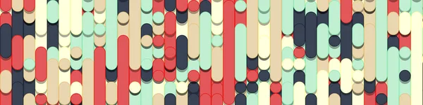 Färgglada Abstrakta Linjer Regn Generativ Konst Bakgrund Illustration — Stock vektor