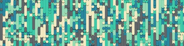 Vert Lignes Abstraites Pluie Art Génératif Fond Illustration — Image vectorielle