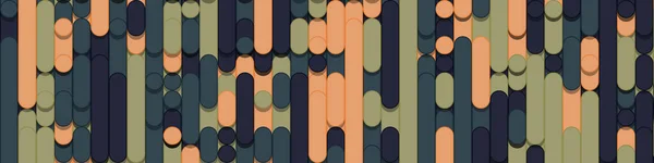 Bunte Abstrakte Linien Regen Generative Kunst Hintergrund Illustration — Stockvektor