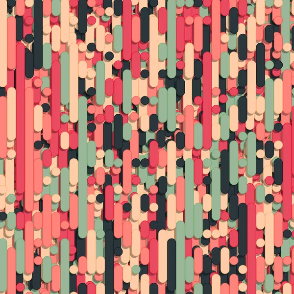 Barevné Abstraktní Čáry Déšť Generativní Umění Pozadí Ilustrace — Stockový vektor