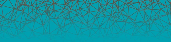 Bleu Abstrait Trianglifier Art Génératif Fond Illustration — Image vectorielle