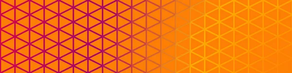 Orange Abstrakt Trianglifizieren Generative Kunst Hintergrund Illustration — Stockvektor