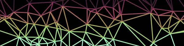 Colorful Abstract Trianglify Generative Art Background Illustration — ストックベクタ