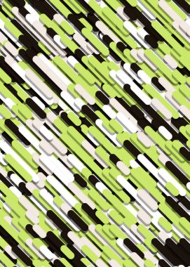 yeşil soyut çizgiler yağmur üretken sanat arkaplan illüstrasyonu 