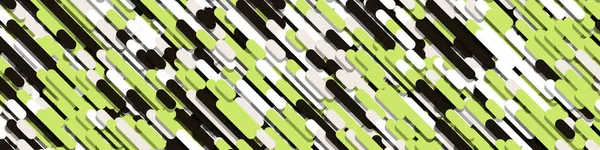 Grön Abstrakt Linjer Regn Generativ Konst Bakgrund Illustration — Stock vektor