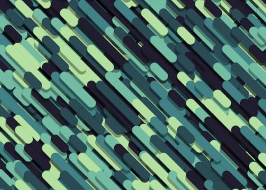 mavi ve yeşil soyut çizgiler yağmur üretken sanat arkaplan çizimleri 