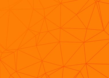 turuncu soyut üretici sanat arkaplan illüstrasyonunu üçgene alır 