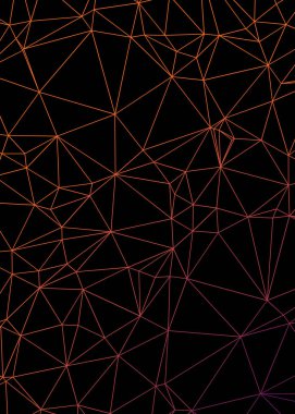 siyah soyut üretici sanat arkaplan illüstrasyonunu üçgene al 