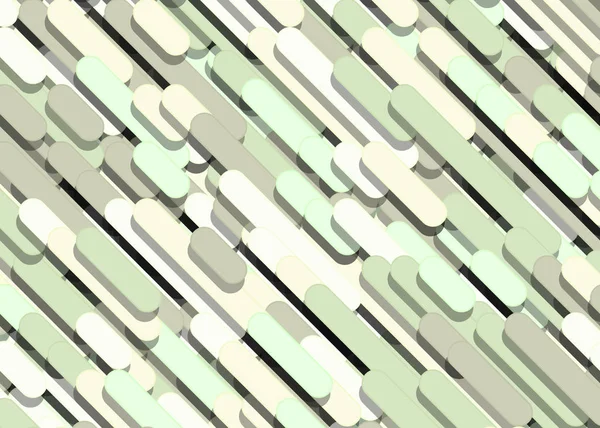 Zelené Bílé Abstraktní Čáry Déšť Generativní Umění Pozadí Ilustrace — Stockový vektor