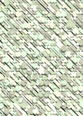 yeşil soyut çizgiler yağmur üretken sanat arkaplan illüstrasyonu 