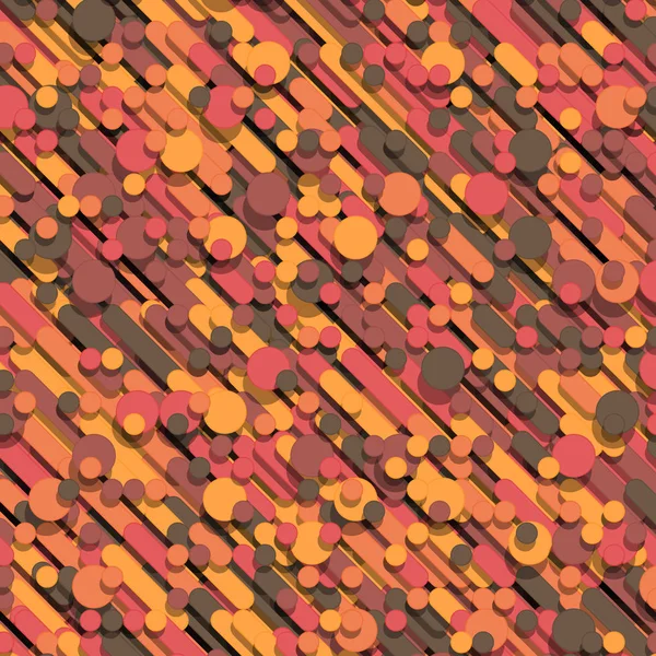 Lignes Abstraites Colorées Pluie Art Génératif Fond Illustration — Image vectorielle