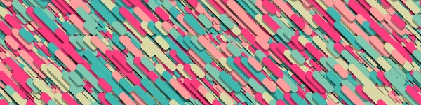 Blue Pink Abstract Lines Rain Generative Art Background Illustration — 스톡 벡터