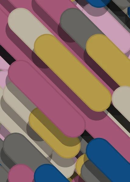 Kolorowe Abstrakcyjne Linie Deszcz Generative Sztuka Tło Ilustracja — Wektor stockowy