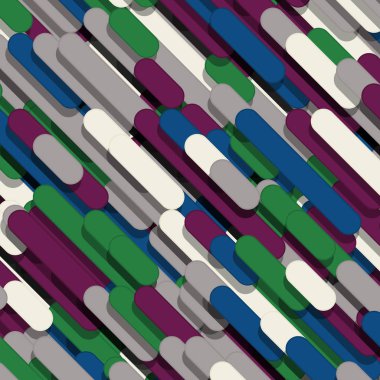 renkli soyut çizgiler yağmur üretken sanat arkaplan resimlemesi 