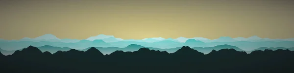 colorful mountains landscape generative art background illustration