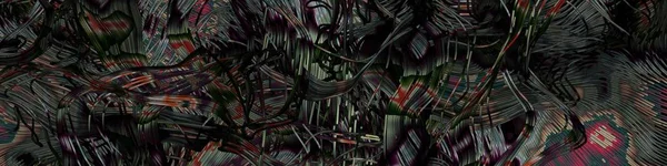 Abstrakte Kunst Bunte Linien Zufällige Verteilung Computergestützte Generative Kunst Auf — Stockfoto