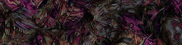 Arte Abstracto Líneas Coloridas Distribución Aleatoria Arte Generativo Computacional Sobre —  Fotos de Stock
