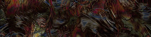 Abstrait Art Coloré Lignes Distribution Aléatoire Computational Generative Art Sur — Photo