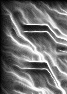 siyah ve beyaz üretken sanat rasgele gürültü çizimleri resimleme 