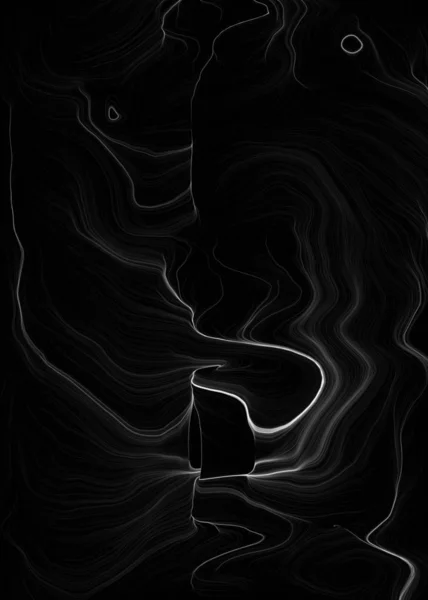 Black White Generative Art Random Noise Drawings Illustration — Stock Photo, Image