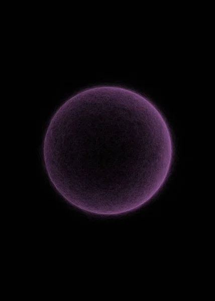 背景にある紫の球体概要 — ストック写真