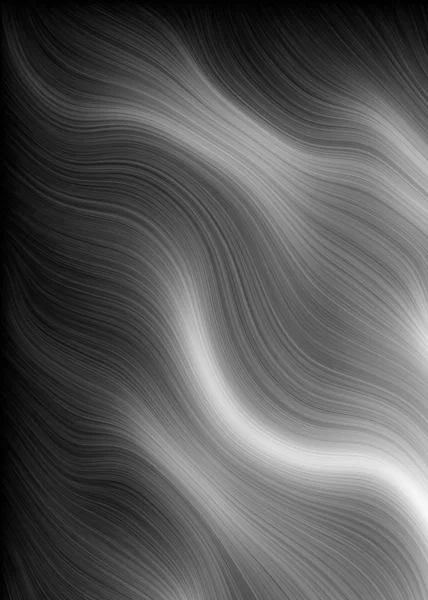 Черно Белое Генеративное Искусство Волнистые Случайные Шумовые Рисунки Иллюстрация — стоковое фото