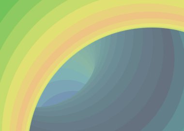 Renkli girdap solucan deliği girdabı bükümlü üretken sanat arkaplanı çizimi 