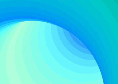 Mavi girdap solucan deliği girdabı bükümlü üretken sanat arkaplanı çizimi 