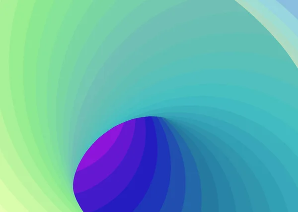 Färgglada Virvel Maskhål Virvel Twist Generativ Konst Bakgrund Illustration — Stock vektor