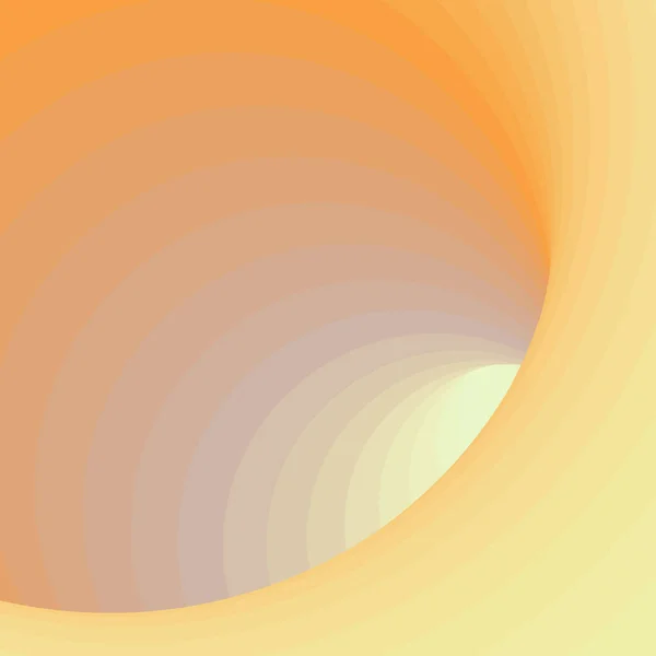 Orange Und Gelb Wirbel Wurmloch Wirbel Twist Generative Kunst Hintergrund — Stockvektor