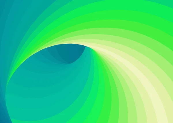 Modrá Zelená Vír Červí Díra Vír Zvrat Generativní Umění Pozadí — Stockový vektor