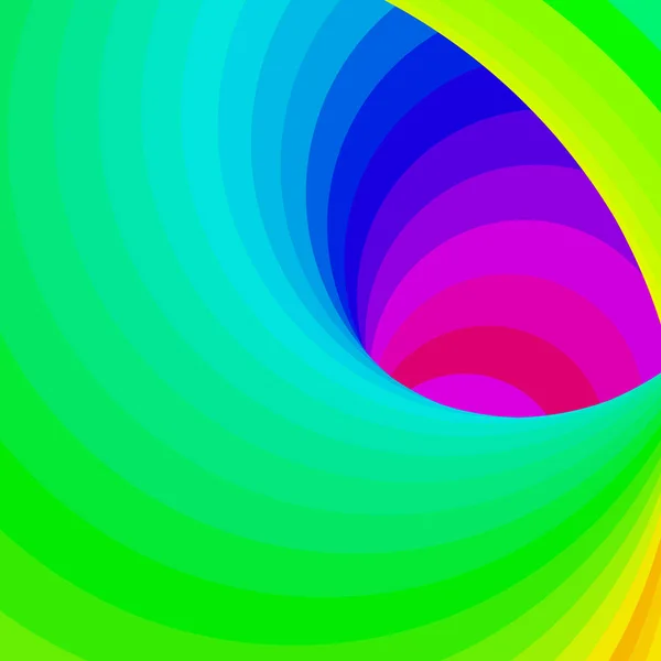 彩色涡旋虫孔涡旋扭曲产生艺术背景图解 — 图库矢量图片