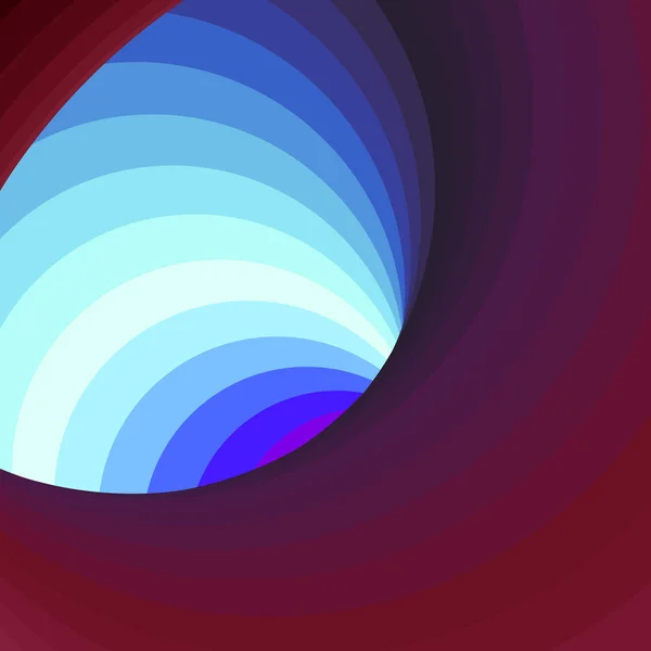 Redemoinho Colorido Wormhole Vortex Twist Generative Arte Fundo Ilustração — Vetor de Stock